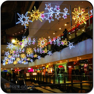 LED christmas swag lights decoration for shopping mall-Shenzhen Toprex ...